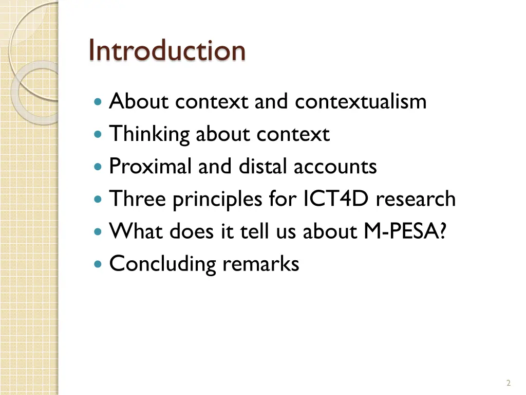 introduction
