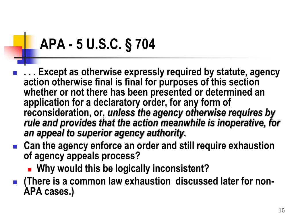 apa 5 u s c 704