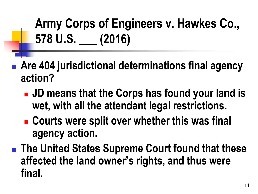 army corps of engineers v hawkes co 578 u s 2016