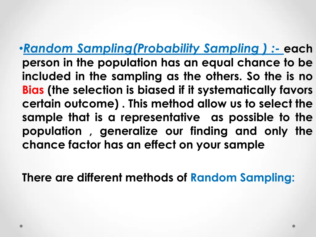 random sampling probability sampling each person
