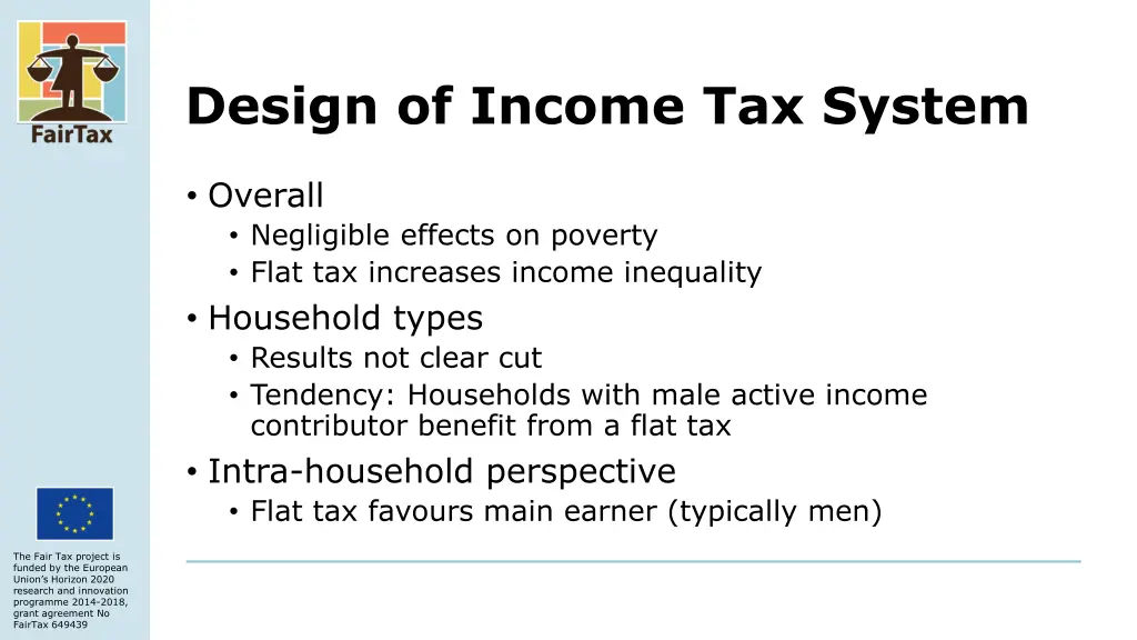 design of income tax system