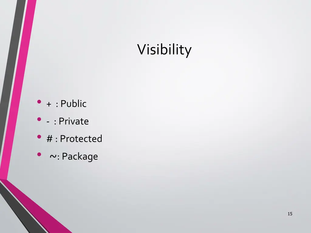 visibility