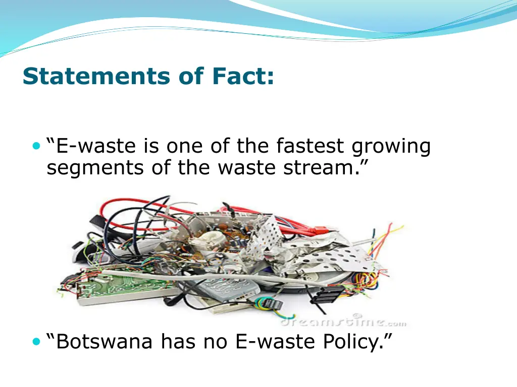 statements of fact