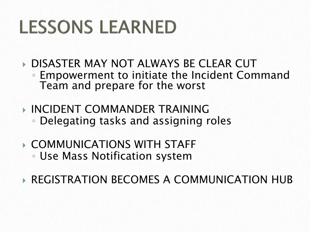 disaster may not always be clear cut empowerment