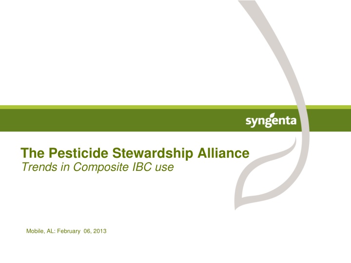 the pesticide stewardship alliance trends