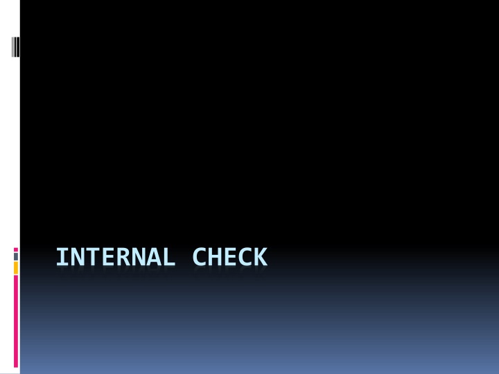 internal check