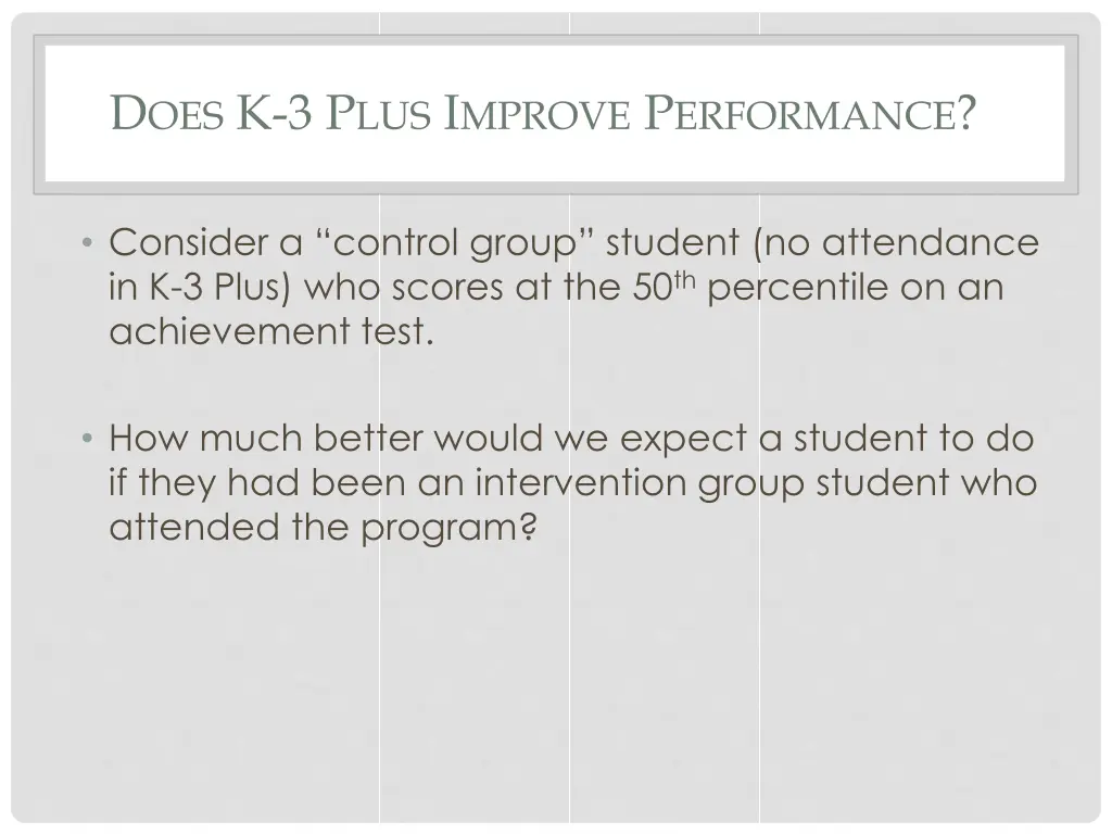 d oes k 3 p lus i mprove p erformance