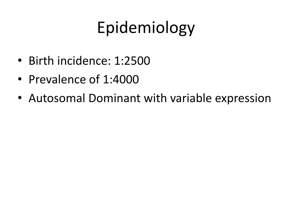 epidemiology