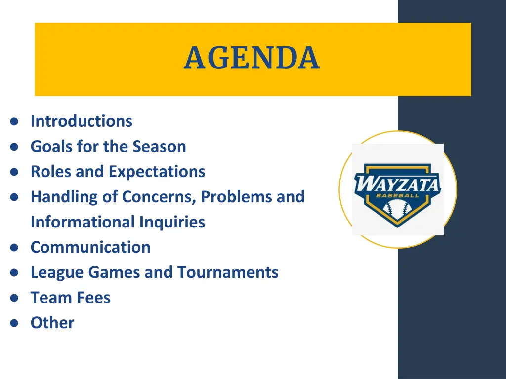agenda