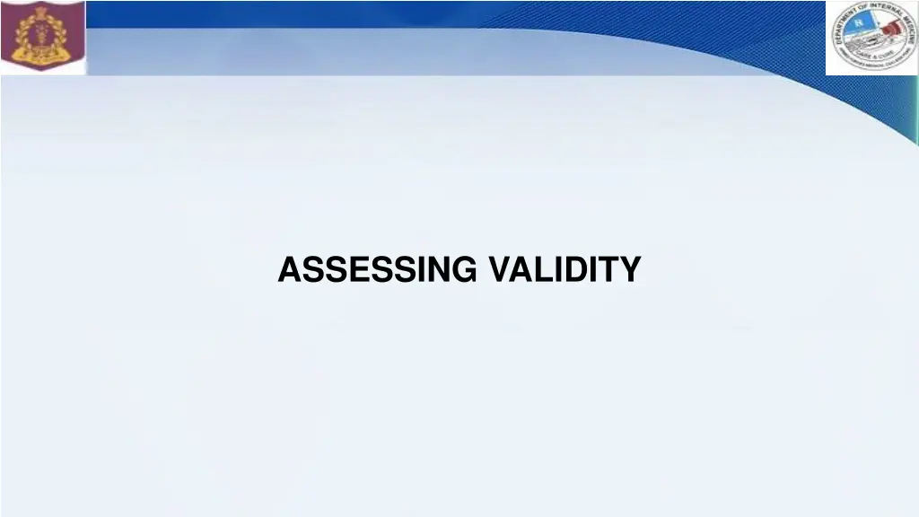 assessing validity