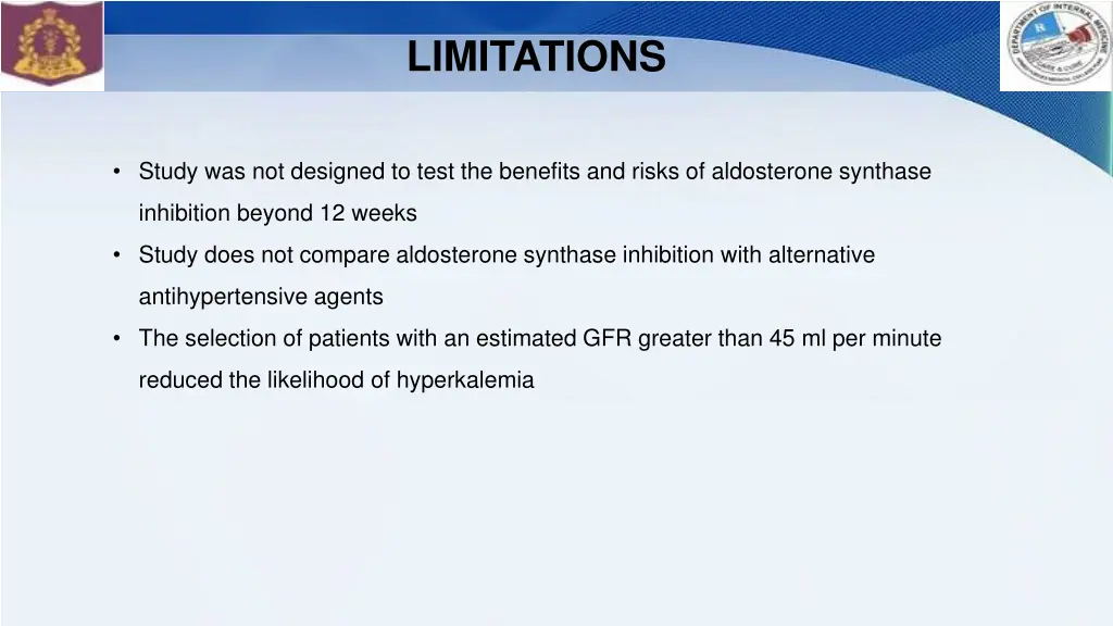 limitations