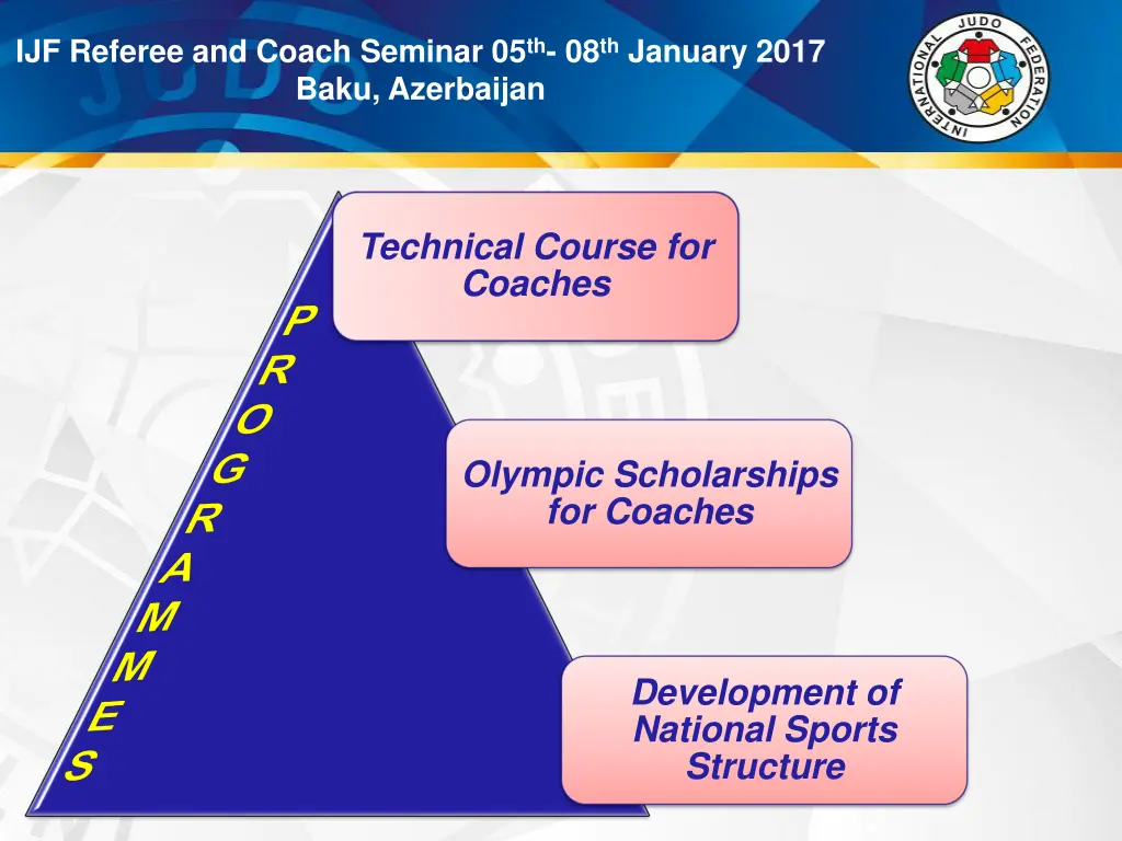 ijf referee and coach seminar 05 th 08 th january 1