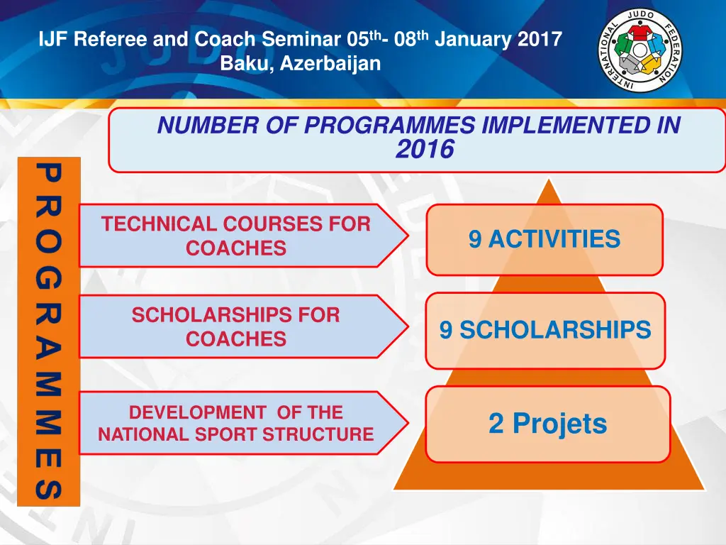 ijf referee and coach seminar 05 th 08 th january 10