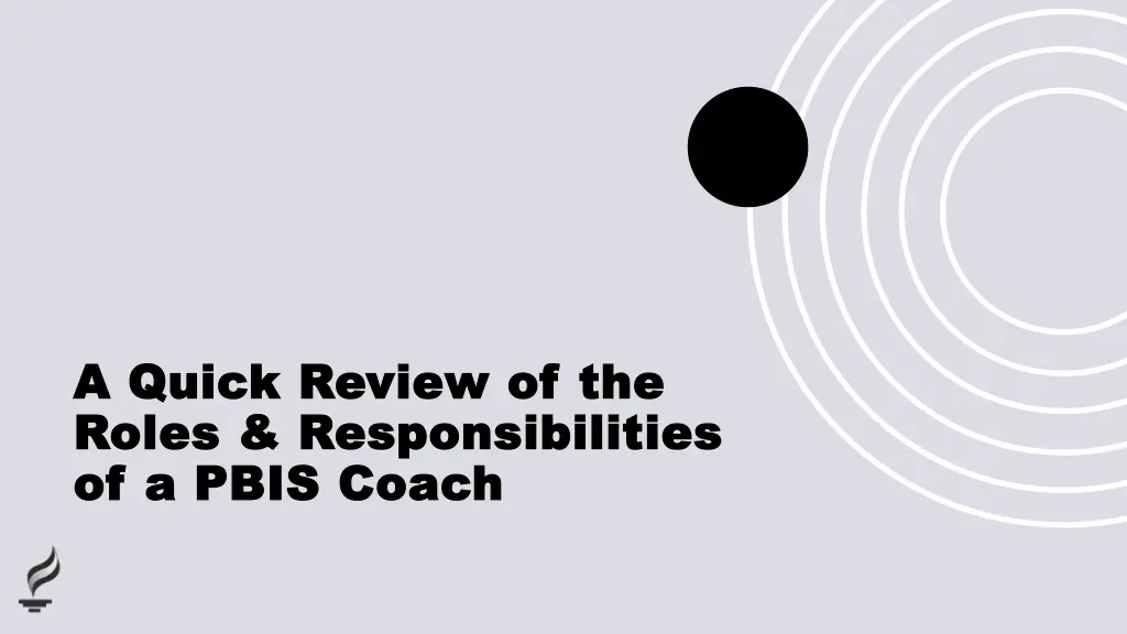 a quick review of the a quick review of the roles