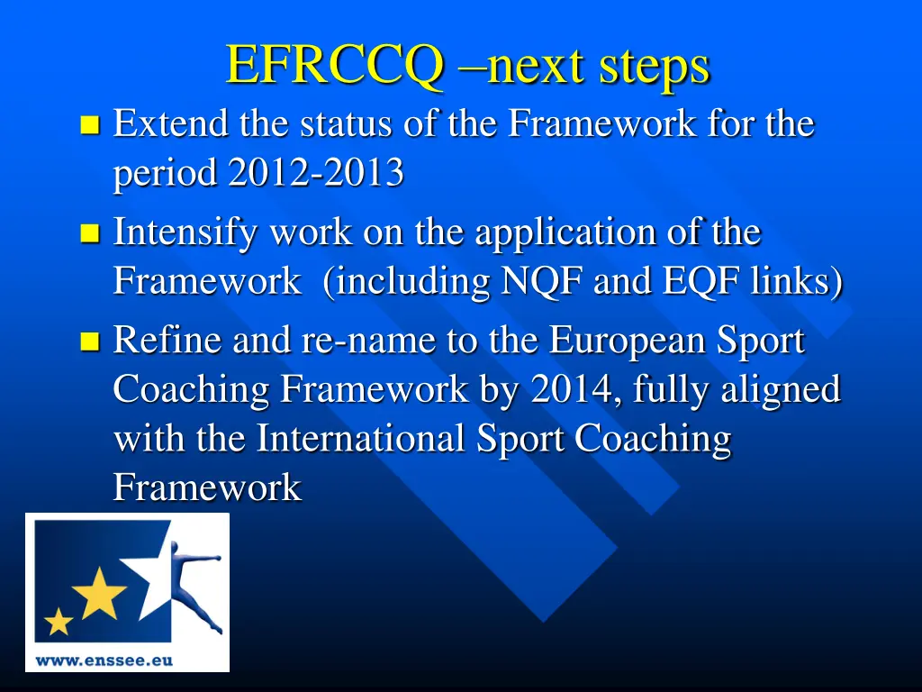 efrccq next steps extend the status