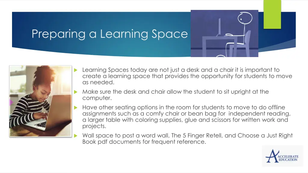 preparing a learning space