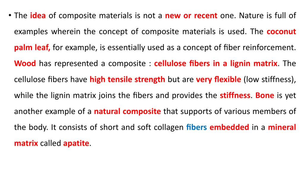 the idea of composite materials