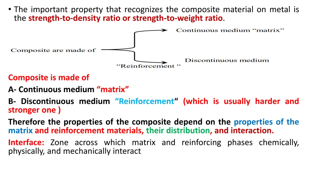 the important property that recognizes