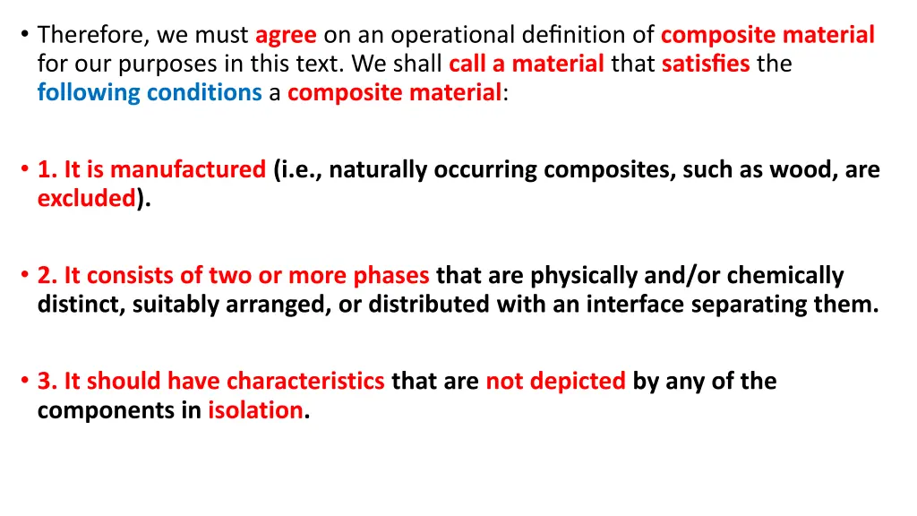 therefore we must agree on an operational