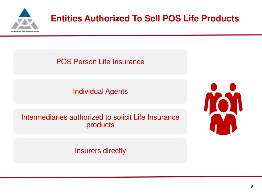entities authorized to sell pos life products
