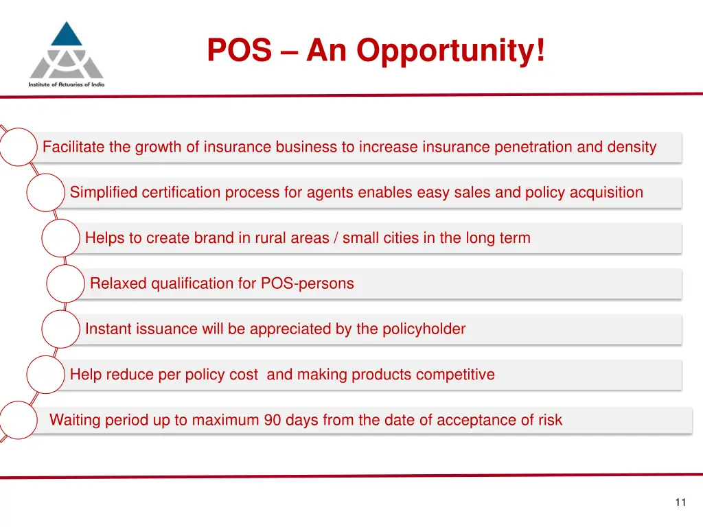 pos an opportunity