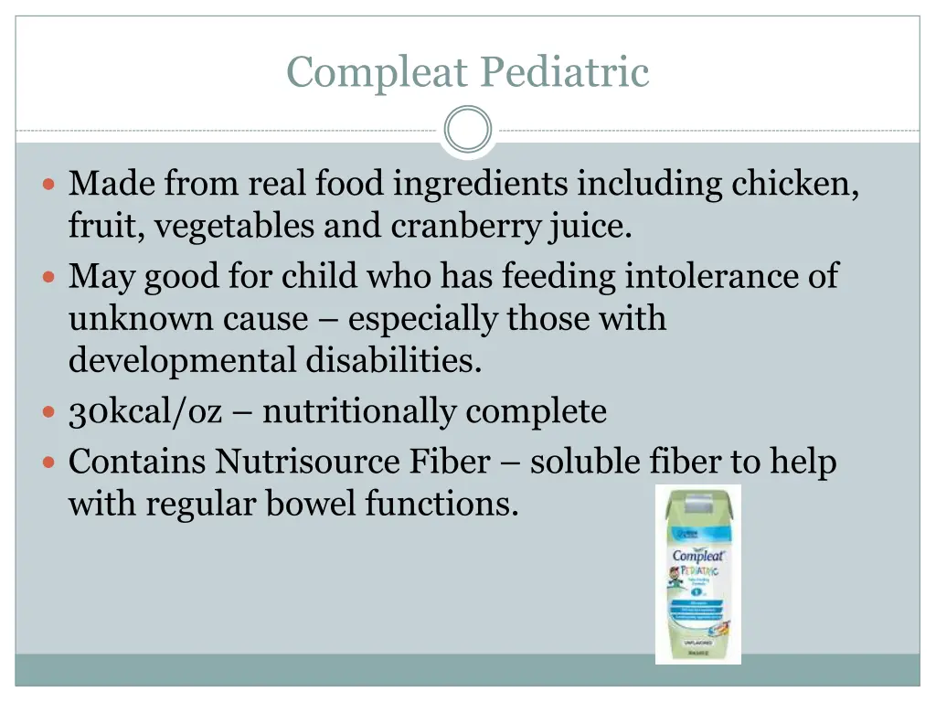compleat pediatric