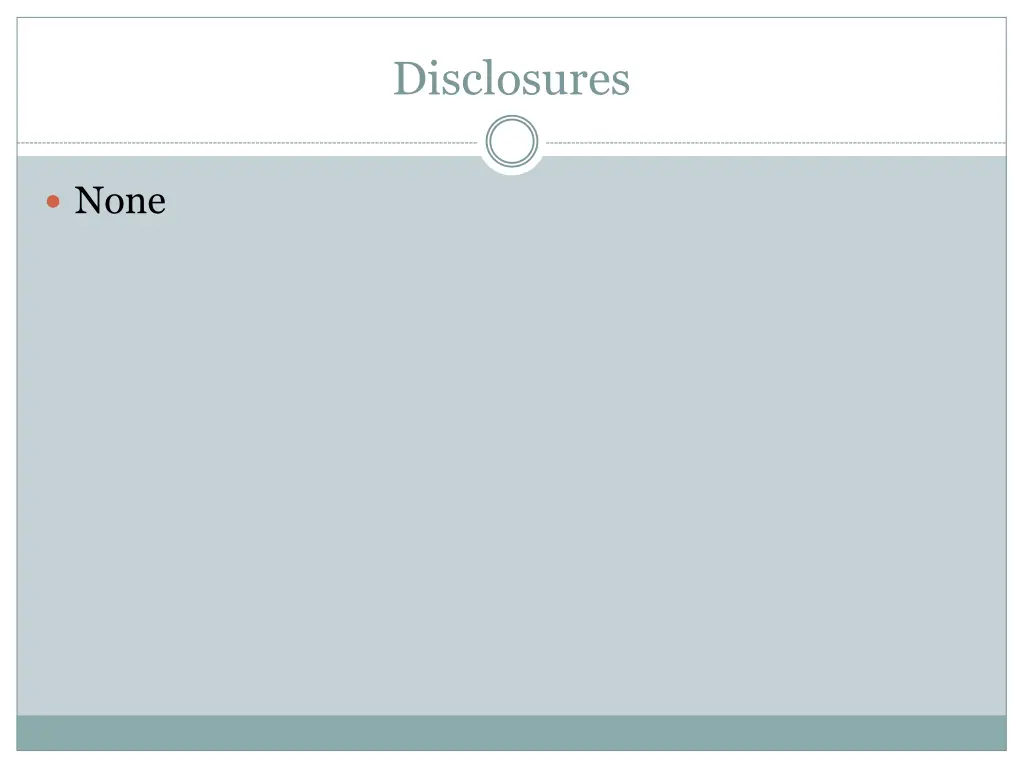 disclosures