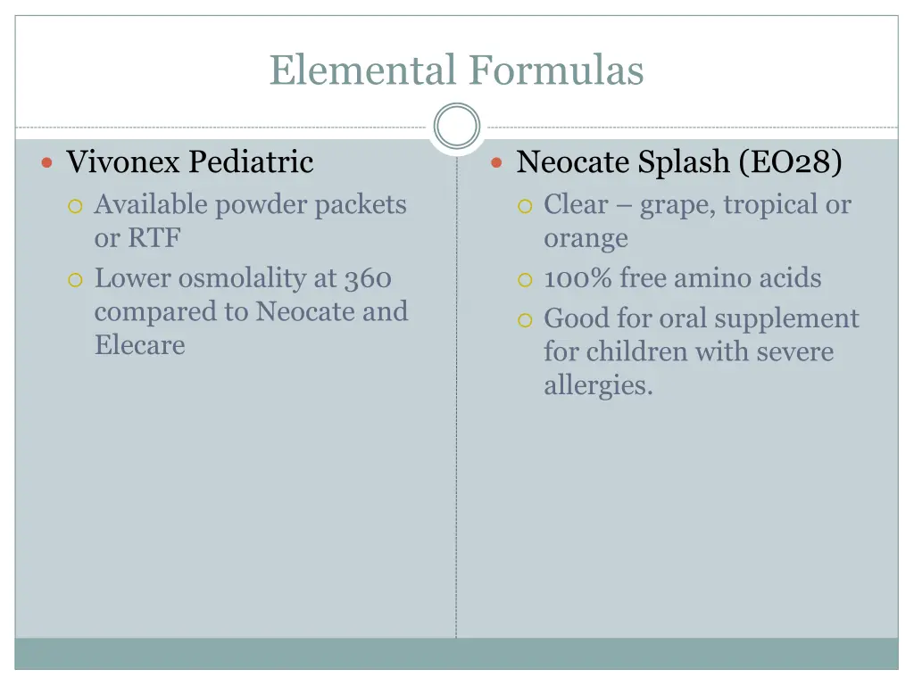 elemental formulas 1