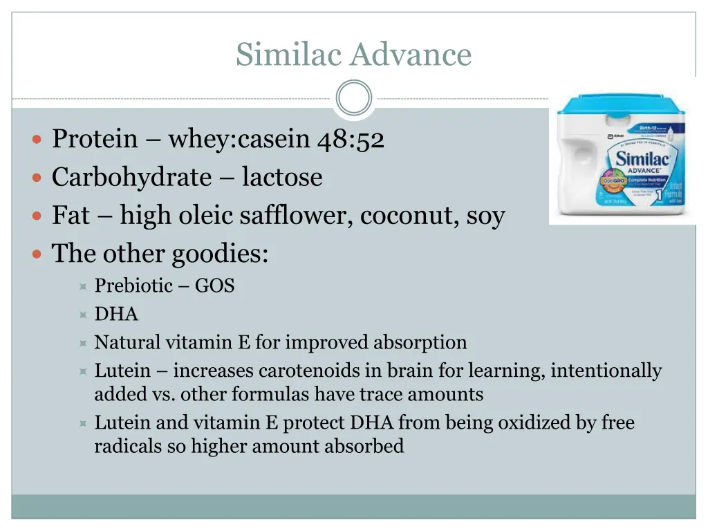 similac advance