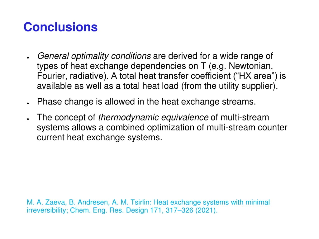 conclusions