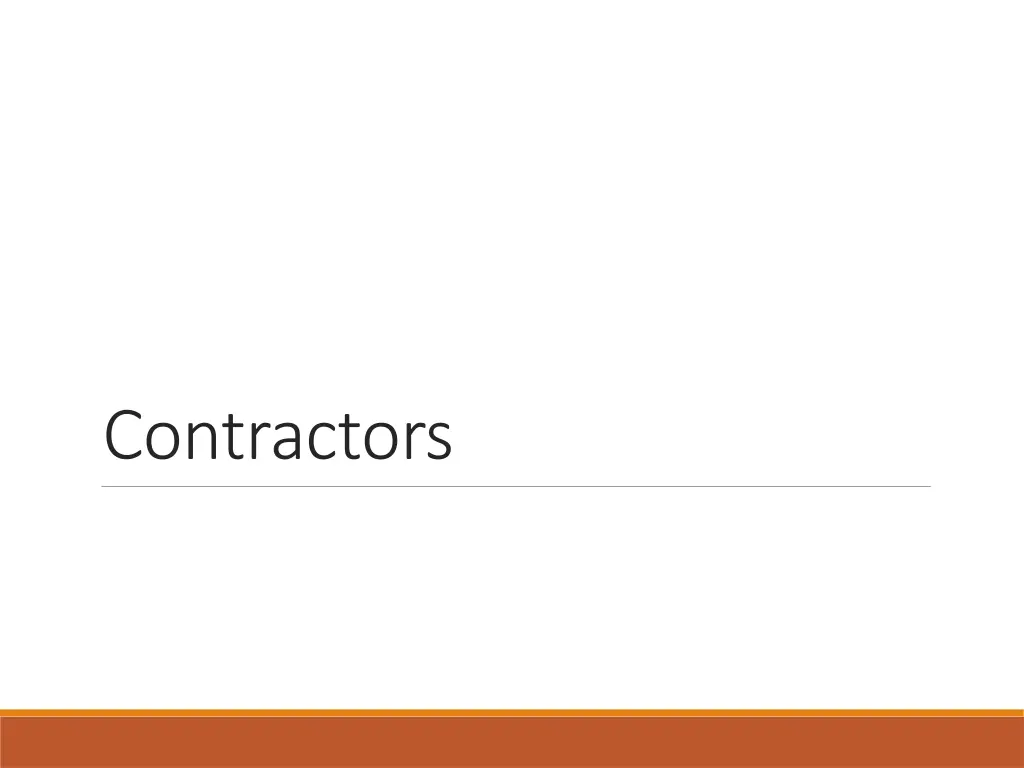 contractors