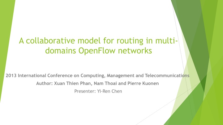a collaborative model for routing in multi