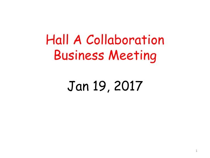 hall a collaboration business meeting