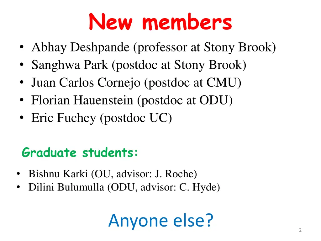 new members abhay deshpande professor at stony
