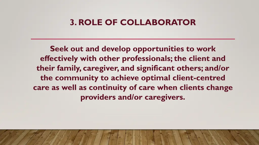 3 role of collaborator