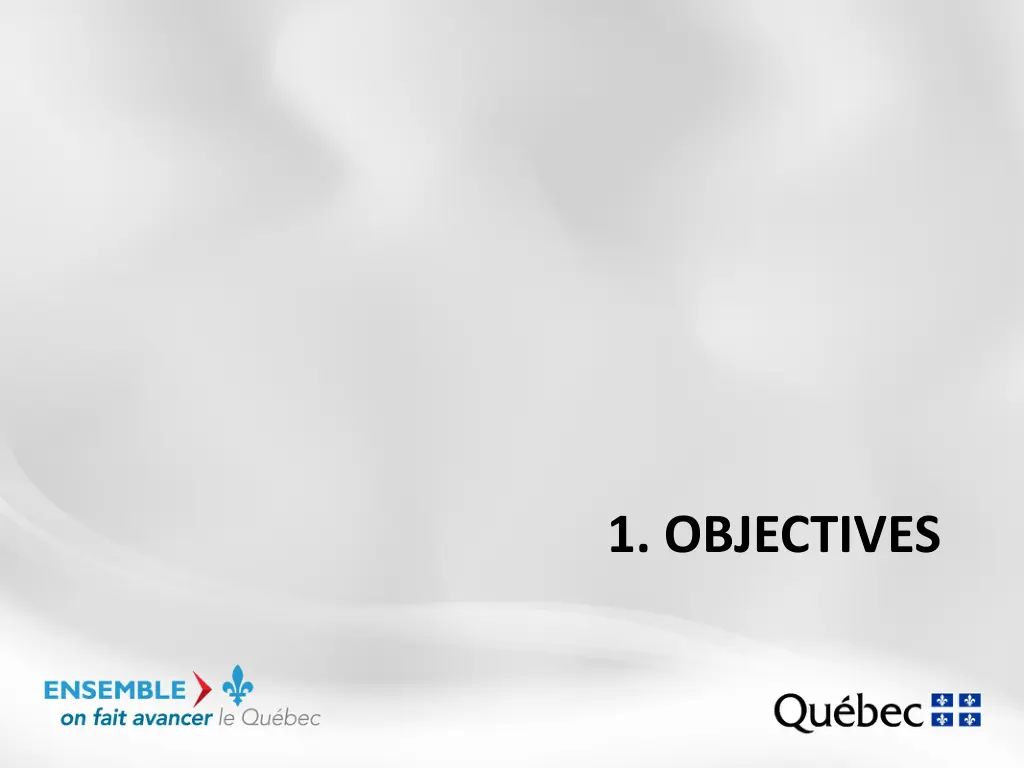 1 objectives