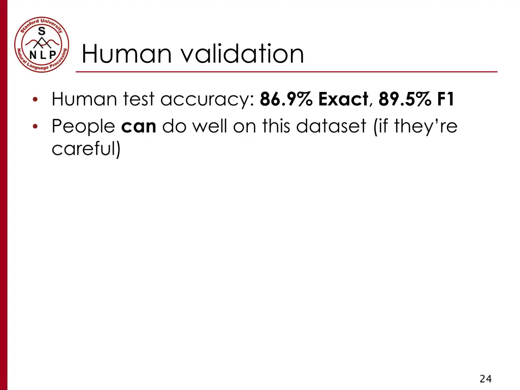 human validation 1