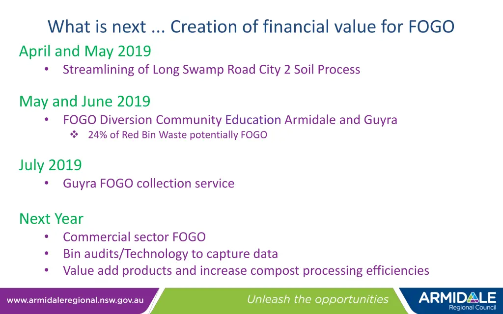 what is next creation of financial value for fogo