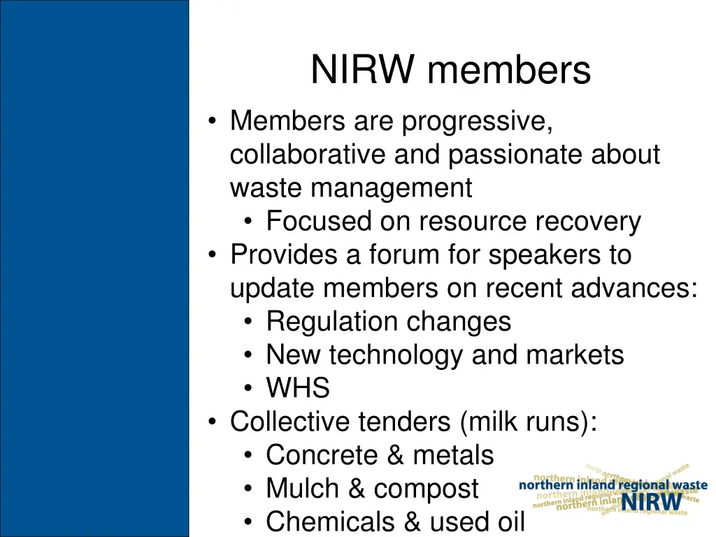nirw members members are progressive
