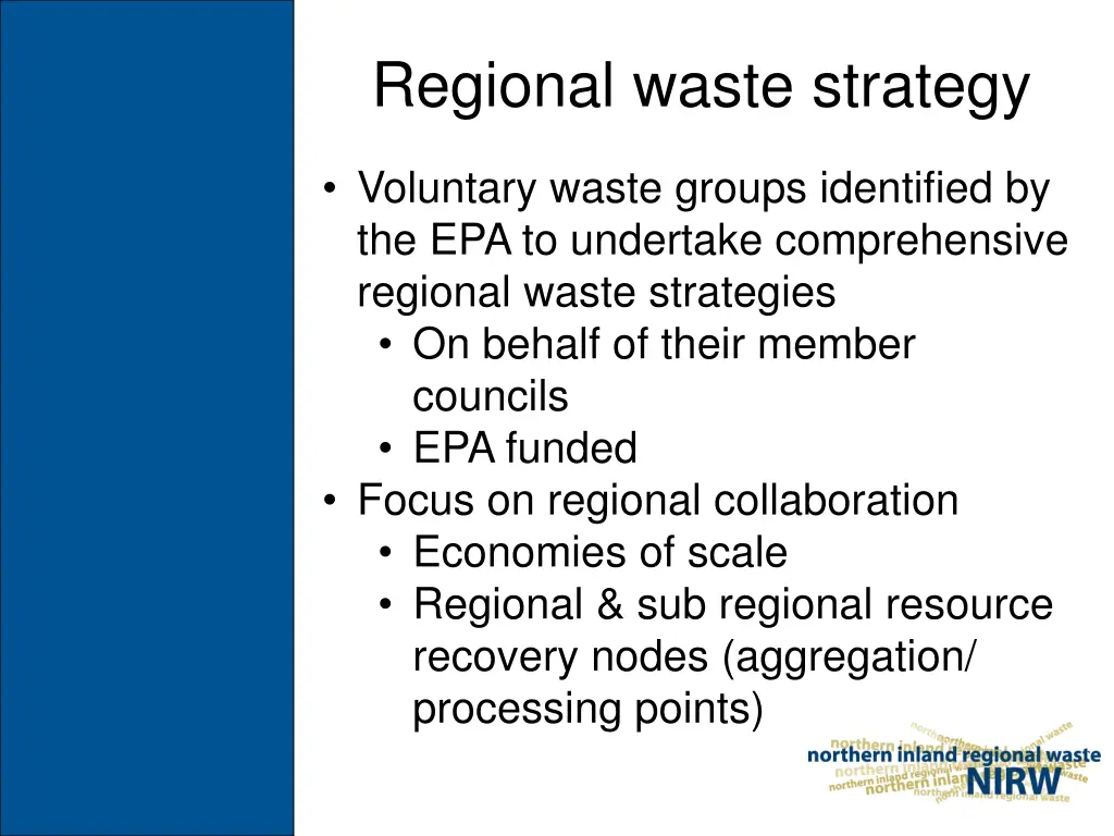 regional waste strategy