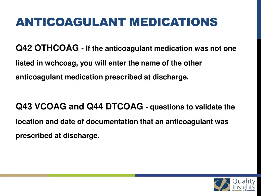 anticoagulant medications