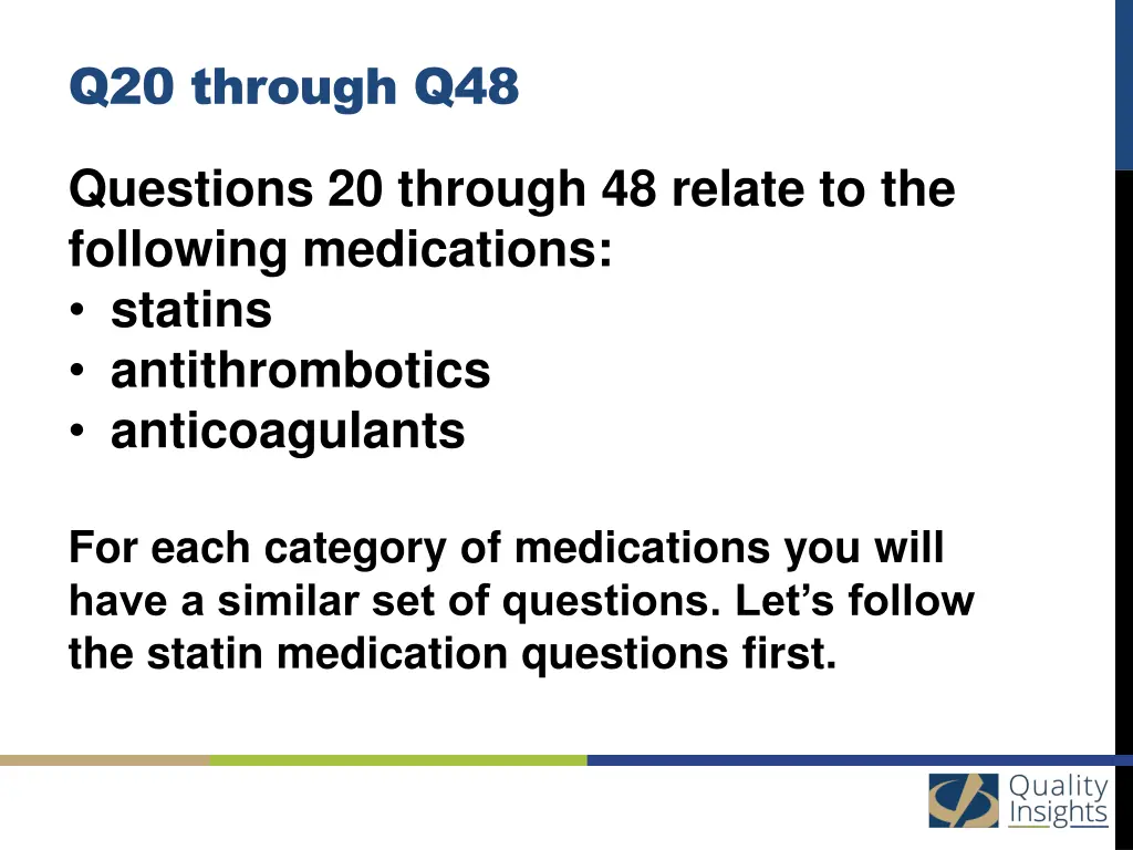 q20 through q48