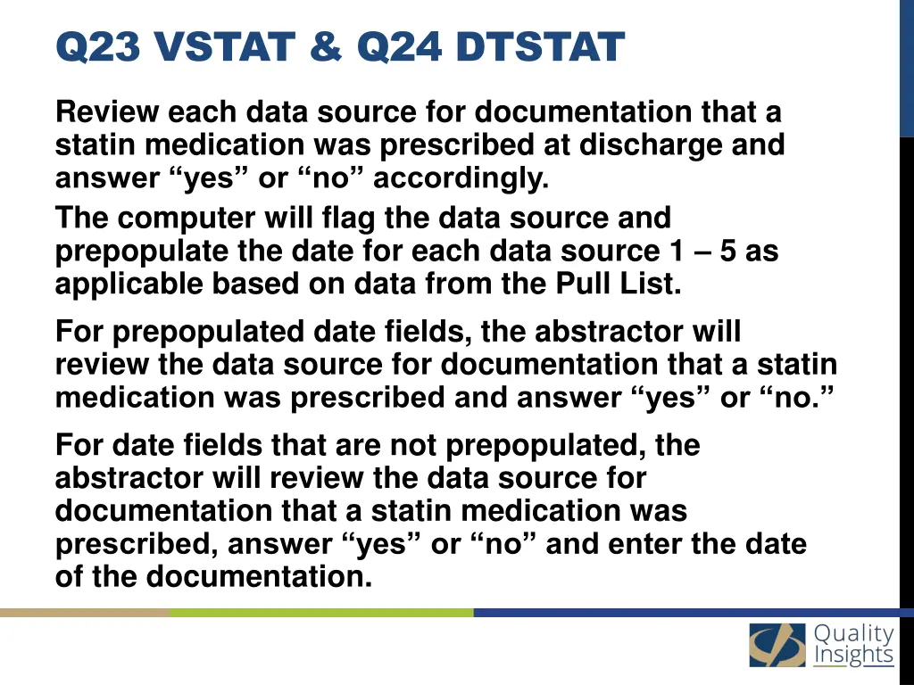 q23 vstat q24 dtstat