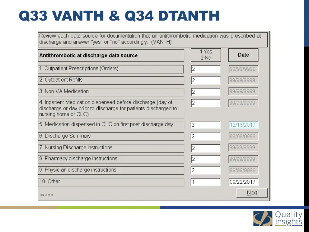 q33 vanth q34 dtanth