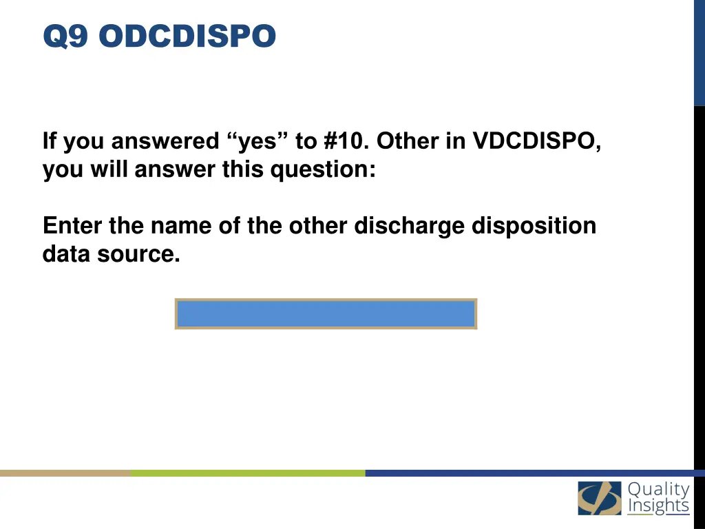 q9 odcdispo