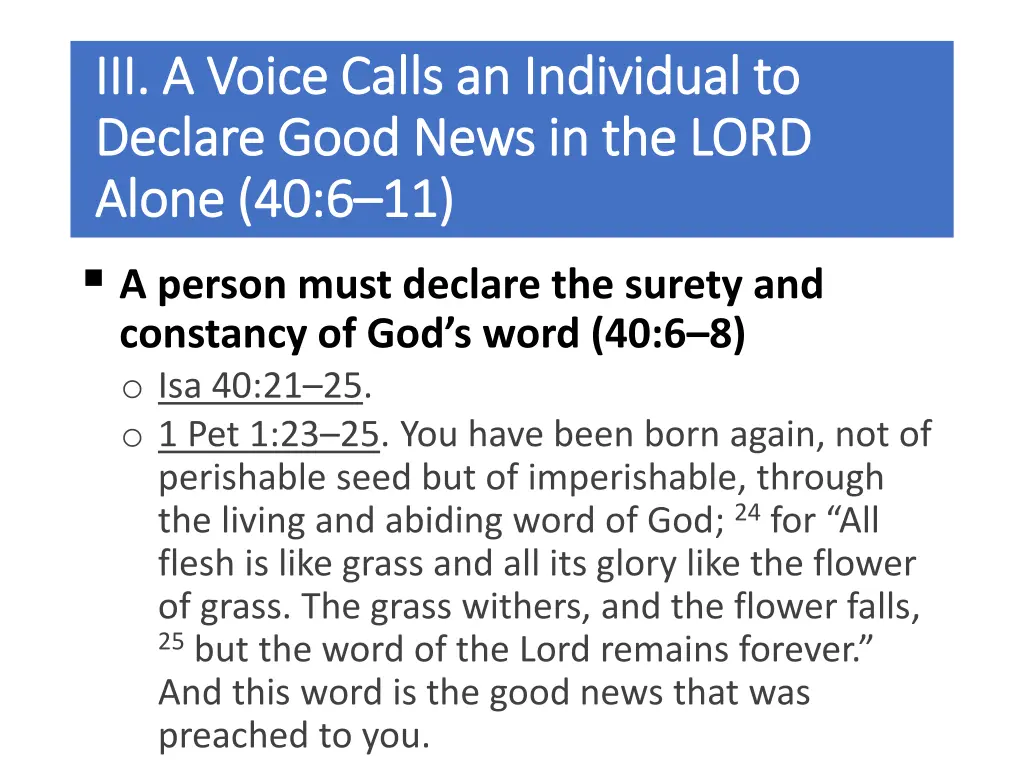iii a voice calls an individual to iii a voice