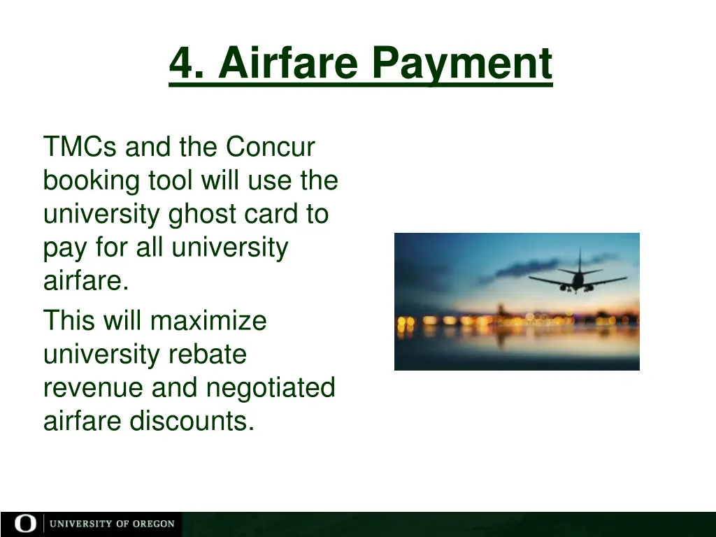 4 airfare payment