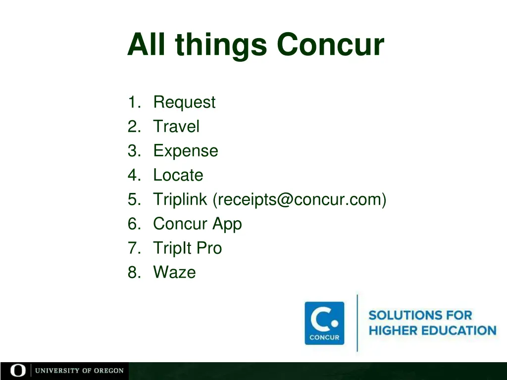 all things concur