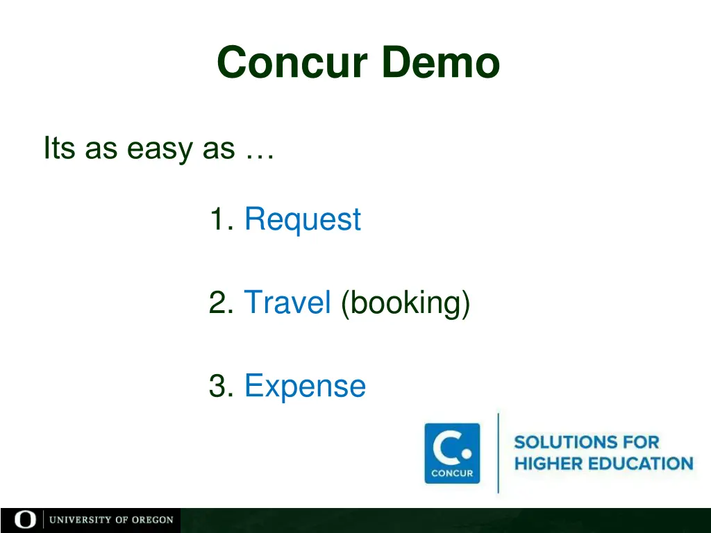 concur demo