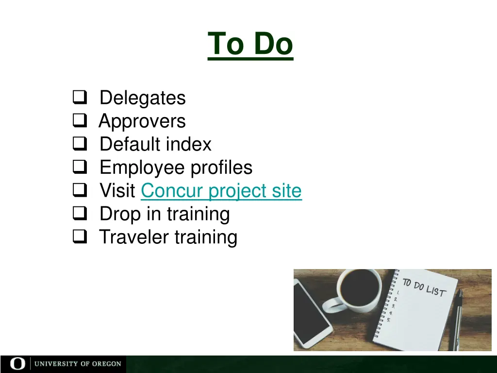 to do